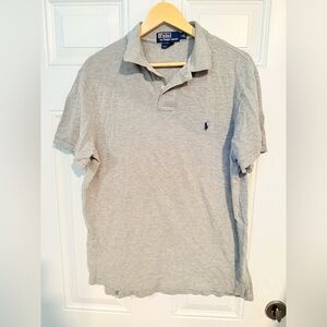 Ralph Lauren Light Gray Polo Shirt for Men